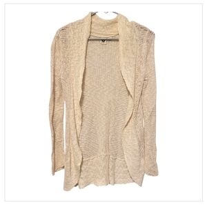 Roxy Open-Front Cardigan Boho Coastal Vibes Size Medium